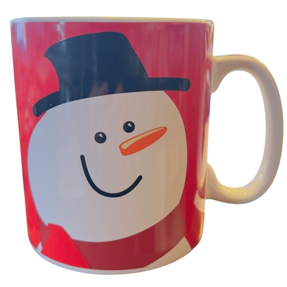 Holiday Home Snowman Face 32 oz Cofee Mug - Picture 2 of 4